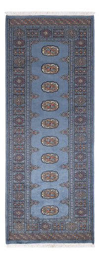 Alfombra de pasillo Alfombra Pakistani - 197 x 77 cm - azul