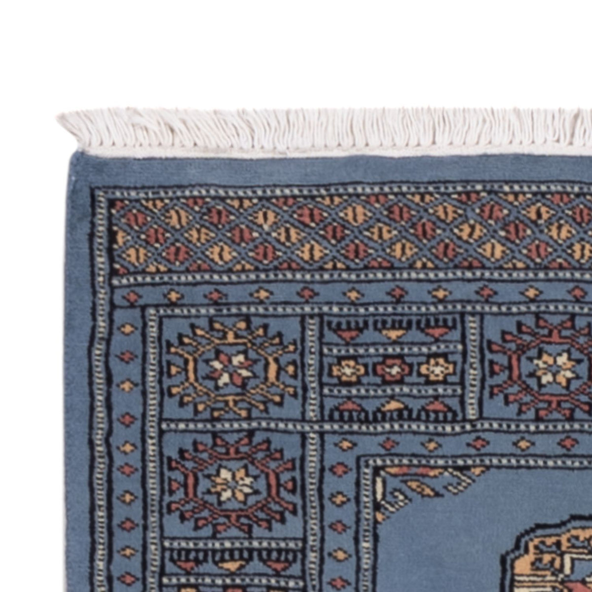 Alfombra de pasillo Alfombra Pakistani - 197 x 77 cm - azul