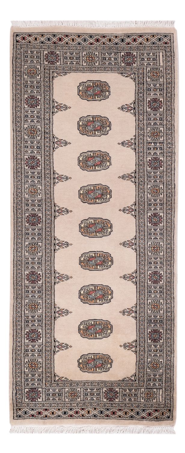 Alfombra de pasillo Alfombra Pakistani - 193 x 77 cm - beige