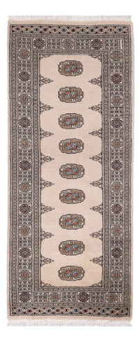 Alfombra de pasillo Alfombra Pakistani - 193 x 77 cm - beige