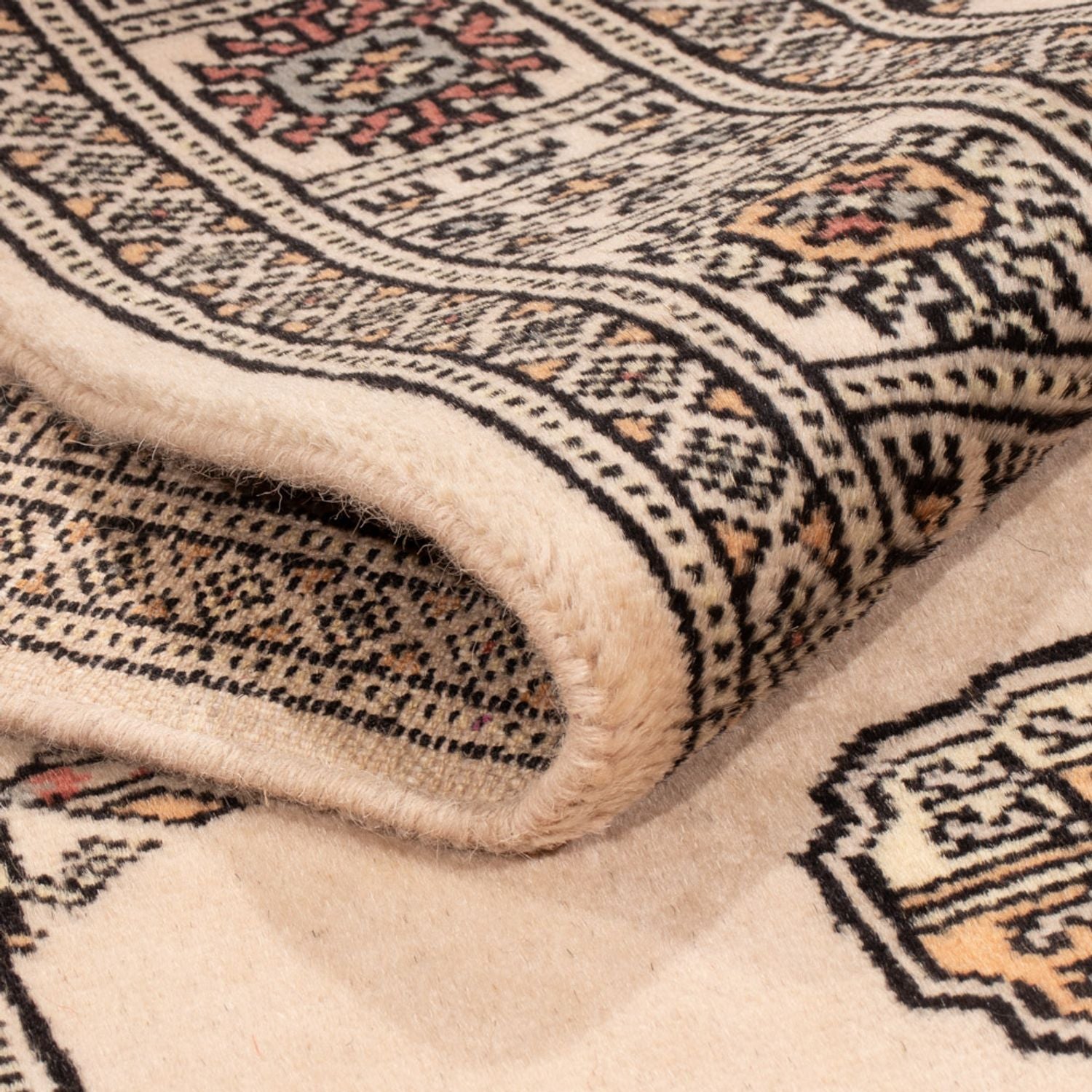 Alfombra de pasillo Alfombra Pakistani - 193 x 77 cm - beige
