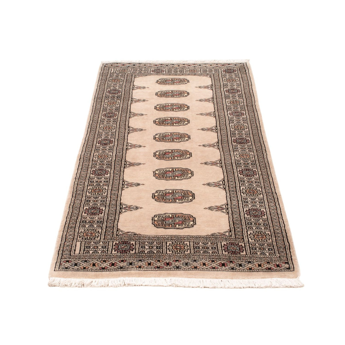 Alfombra de pasillo Alfombra Pakistani - 193 x 77 cm - beige