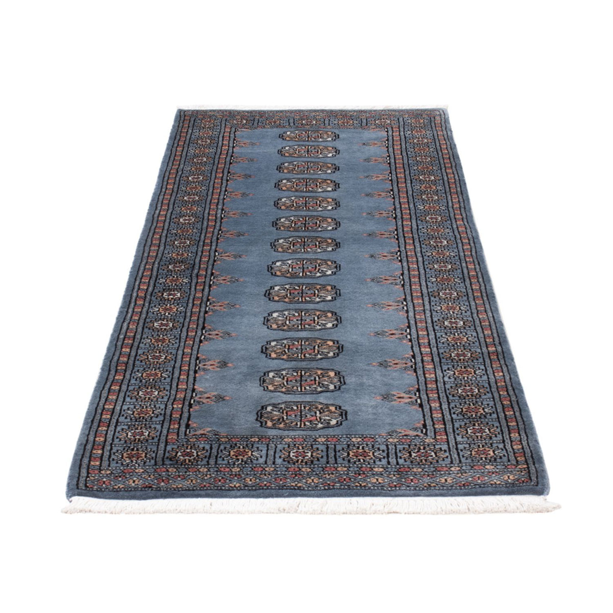 Alfombra de pasillo Alfombra Pakistani - 189 x 75 cm - azul