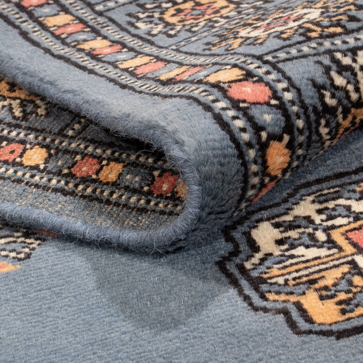 Alfombra de pasillo Alfombra Pakistani - 209 x 76 cm - azul