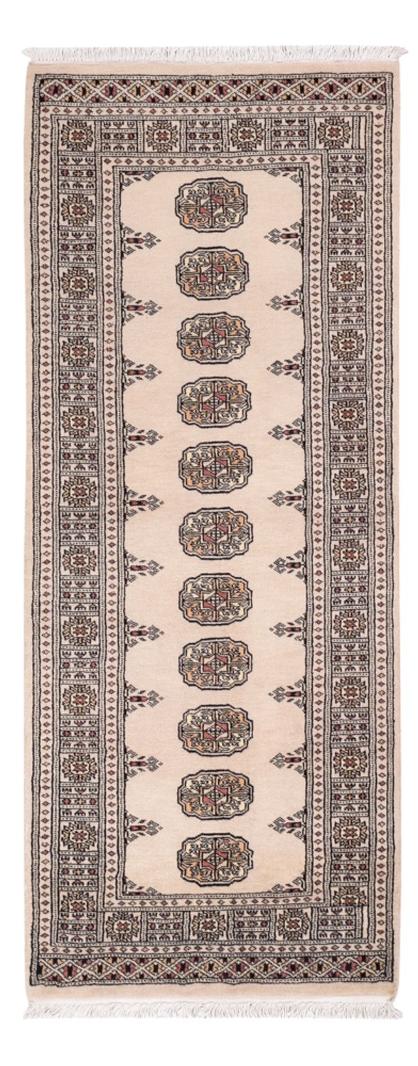 Alfombra de pasillo Alfombra Pakistani - 193 x 79 cm - beige