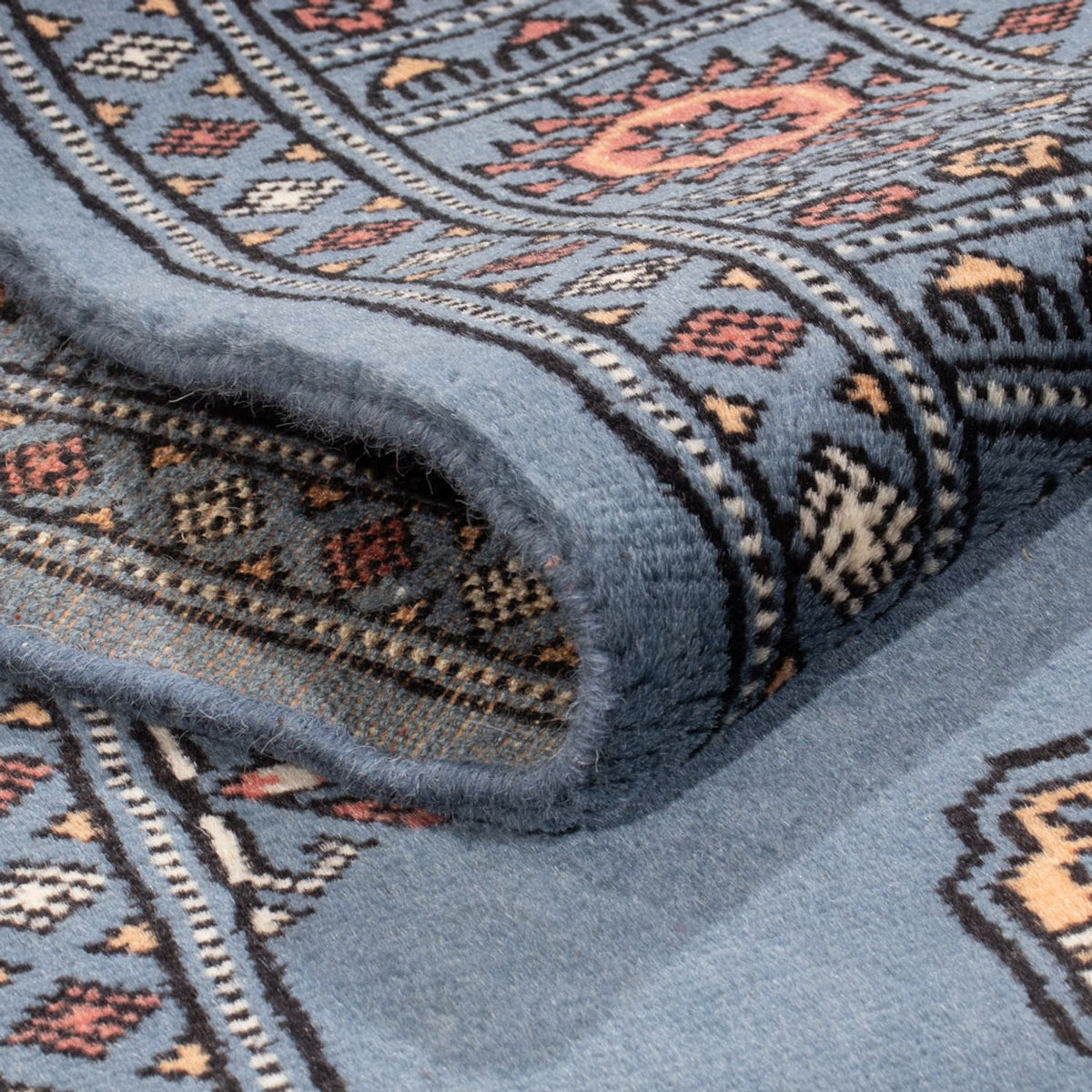 Alfombra de pasillo Alfombra Pakistani - 199 x 80 cm - azul