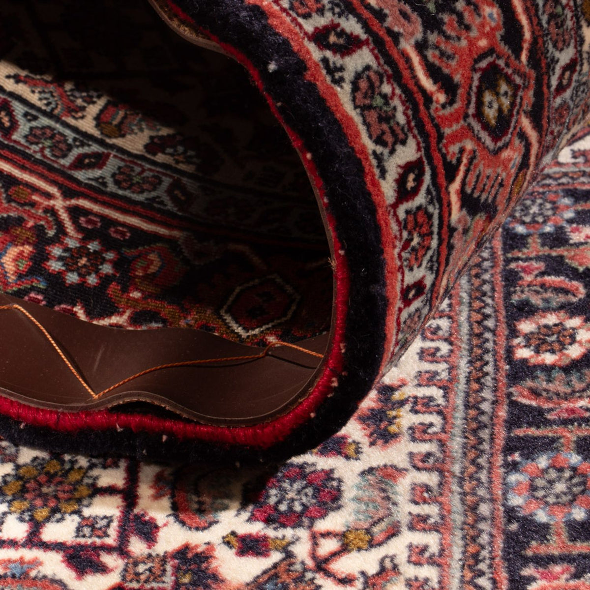 Alfombra de pasillo Alfombra persa - Bidjar - 210 x 77 cm - marrón oscuro