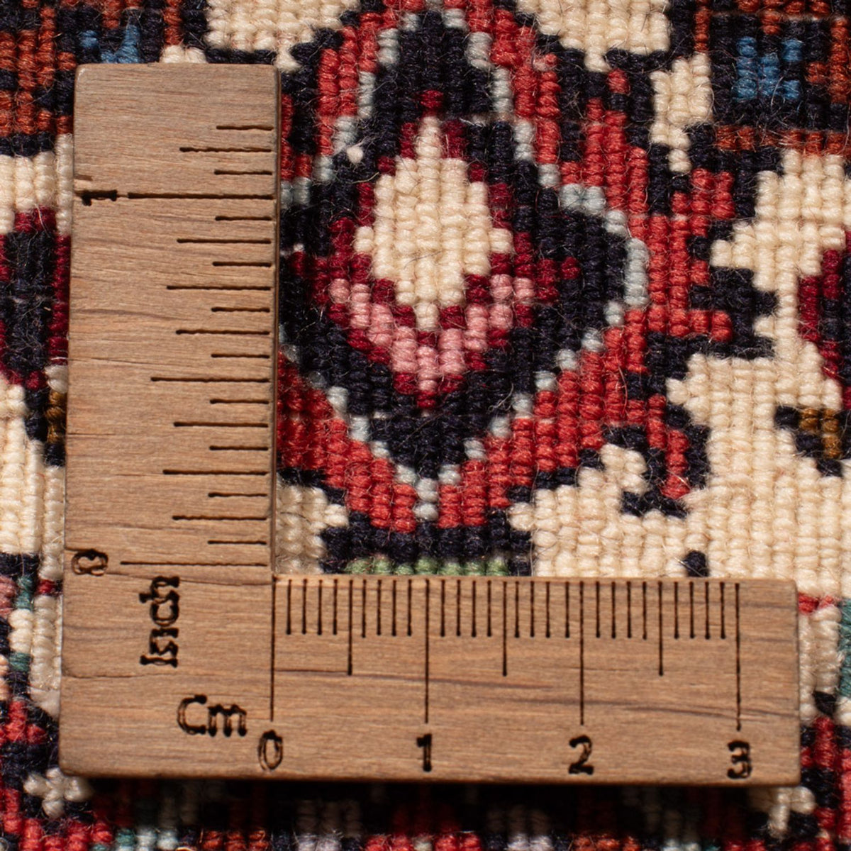 Alfombra de pasillo Alfombra persa - Bidjar - 210 x 77 cm - marrón oscuro