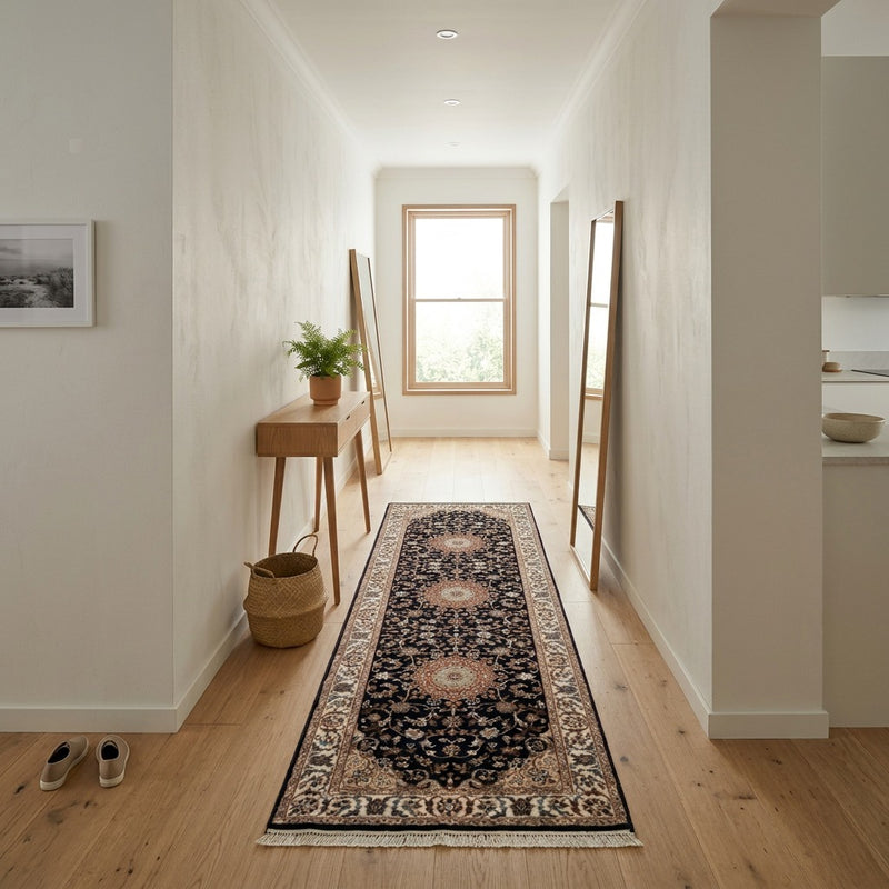 Nain Indo Alfombra 81x253cm - Alfombra oriental