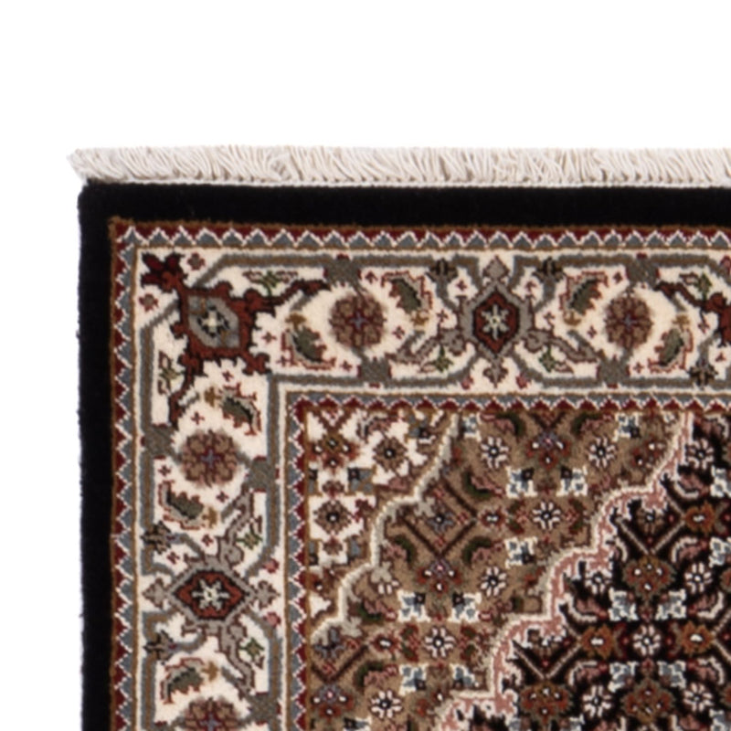 Alfombra de pasillo Alfombra oriental - Tabriz - 204 x 80 cm - beige oscuro
