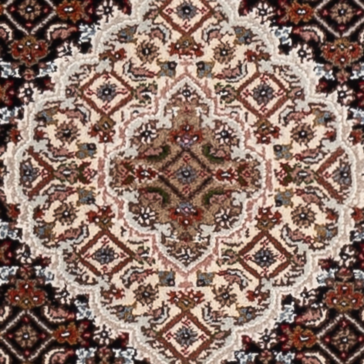 Alfombra de pasillo Alfombra oriental - Tabriz - 202 x 85 cm - beige oscuro