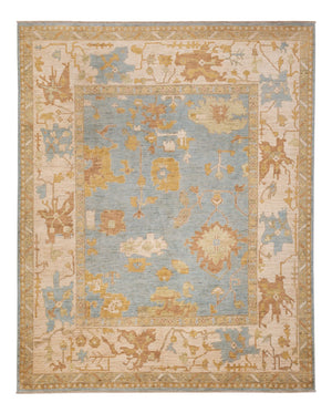 Alfombra Ziegler - Usak - 306 x 245 cm - turquesa