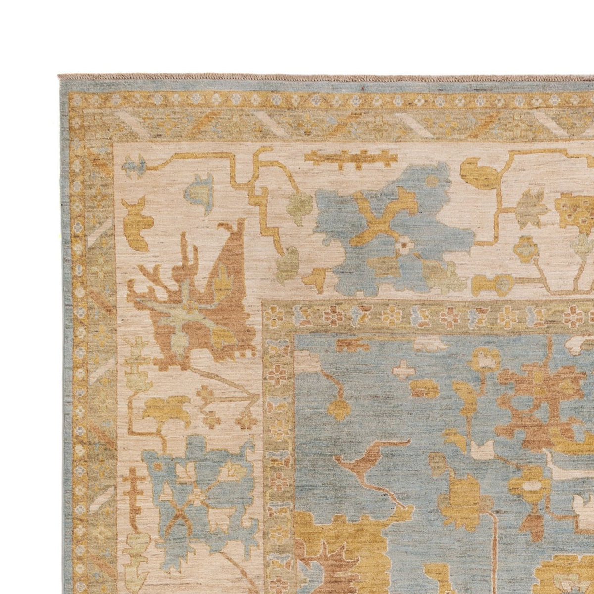 Alfombra Ziegler - Usak - 306 x 245 cm - turquesa