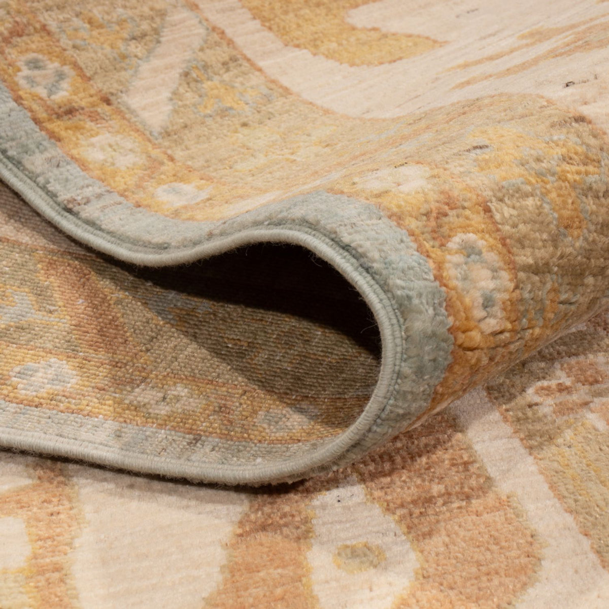 Alfombra Ziegler - Usak - 306 x 245 cm - turquesa