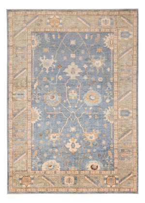 Alfombra Ziegler - Usak - 347 x 241 cm - turquesa