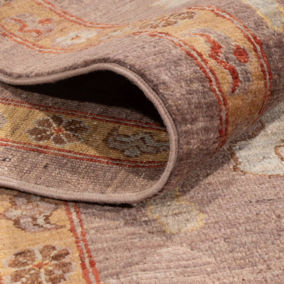 Alfombra Ziegler - Usak - 349 x 247 cm - azul oscuro