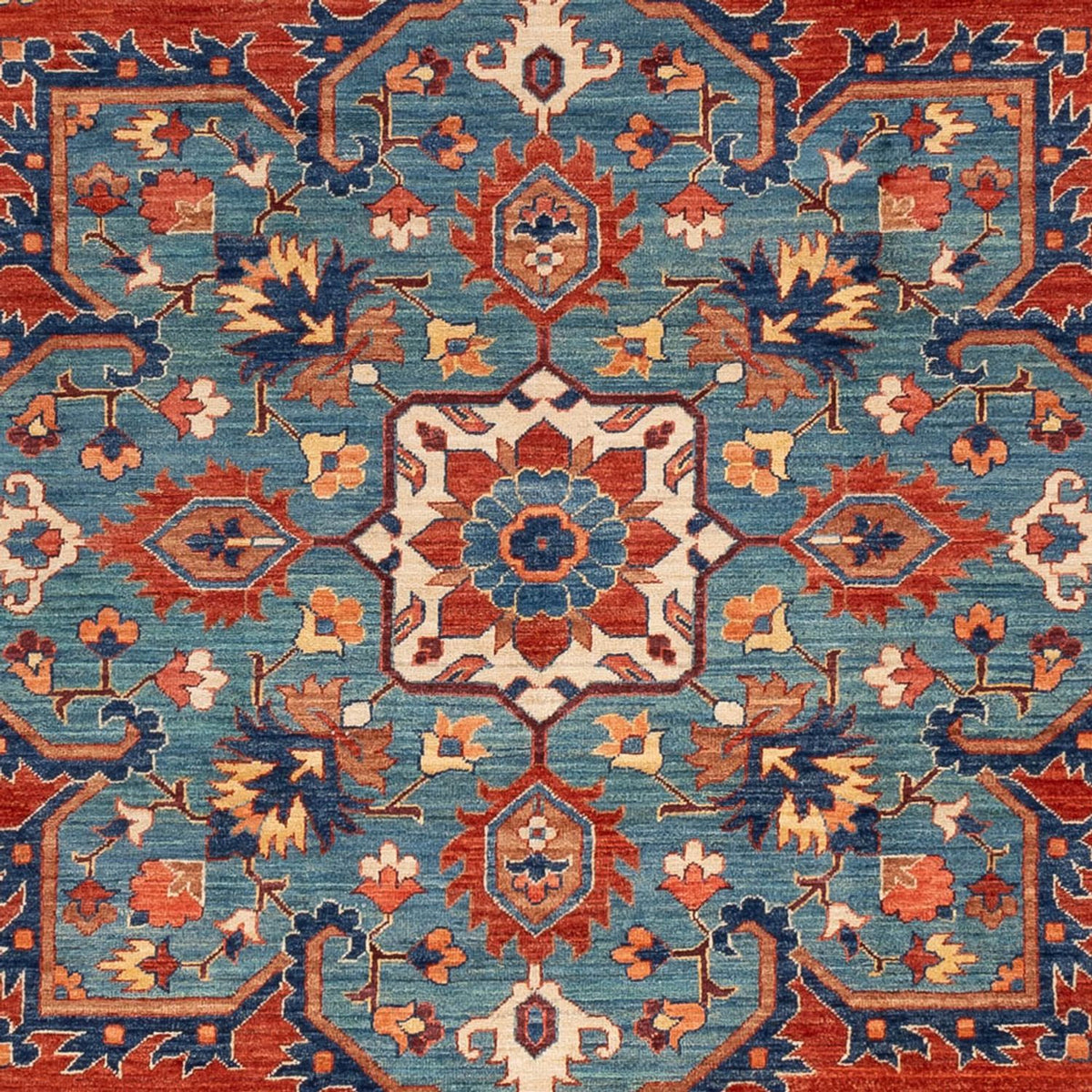 Alfombra Ziegler - Usak - 318 x 249 cm - rojo