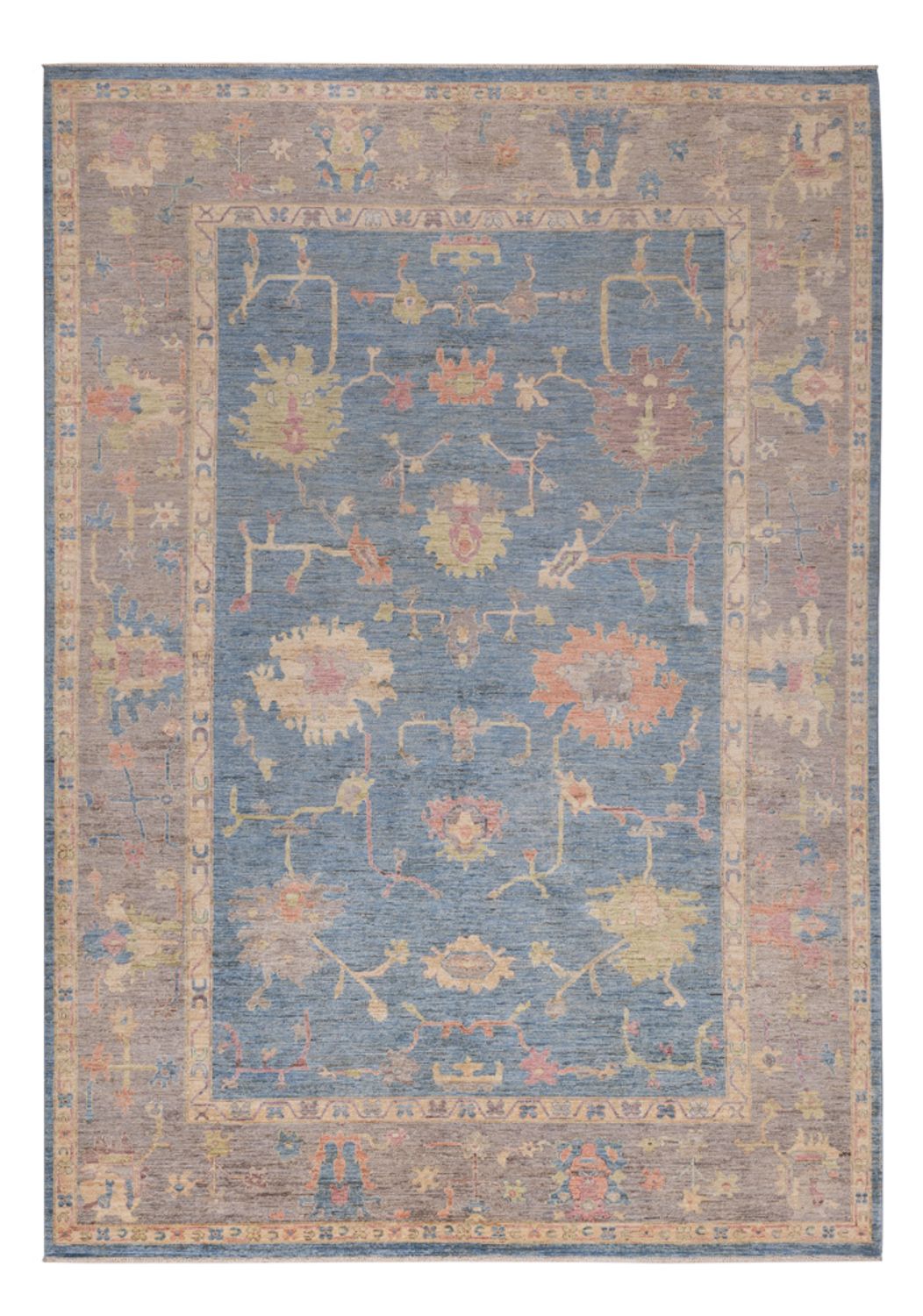 Alfombra Ziegler - Usak - 352 x 247 cm - azul