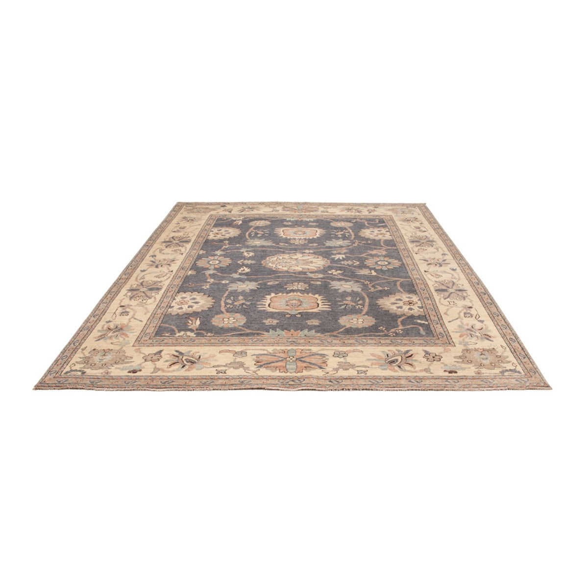 Alfombra Ziegler - Usak - 298 x 249 cm - azul marino