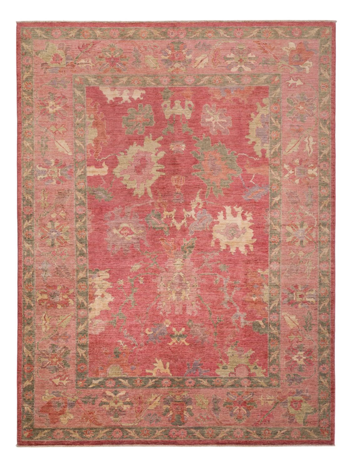 Alfombra Ziegler - Usak - 342 x 251 cm - rojo