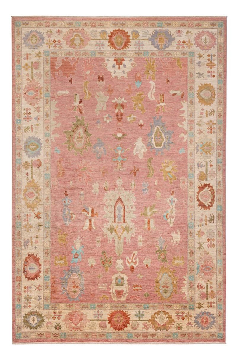 Alfombra Ziegler - Usak - 359 x 237 cm - rojo claro
