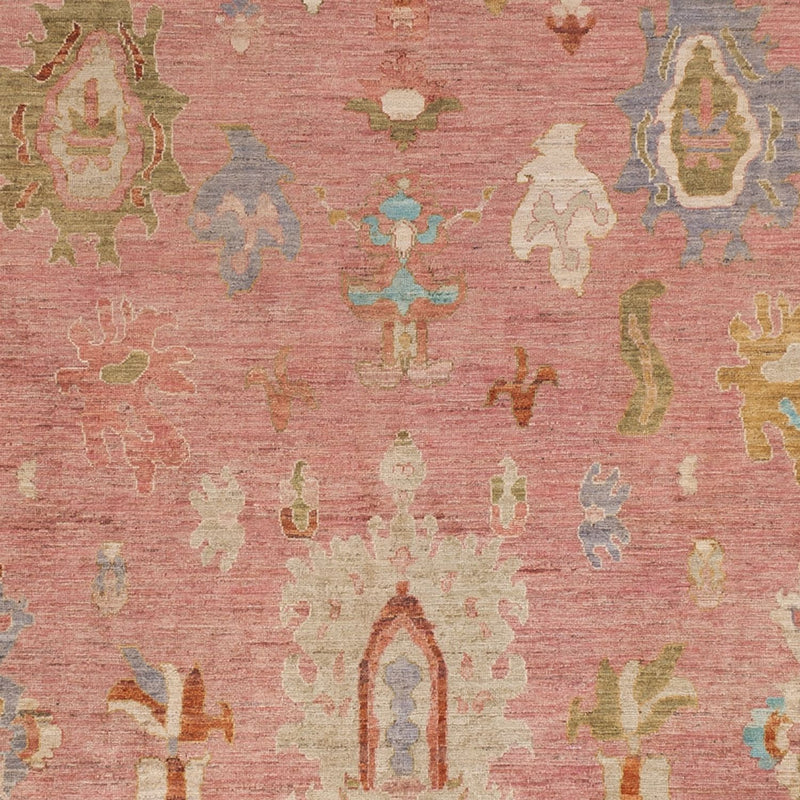 Alfombra Ziegler - Usak - 359 x 237 cm - rojo claro