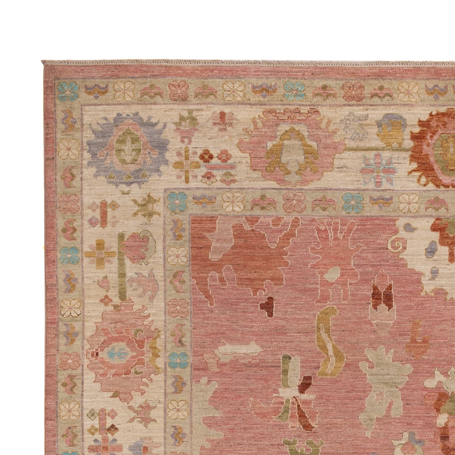 Alfombra Ziegler - Usak - 359 x 237 cm - rojo claro