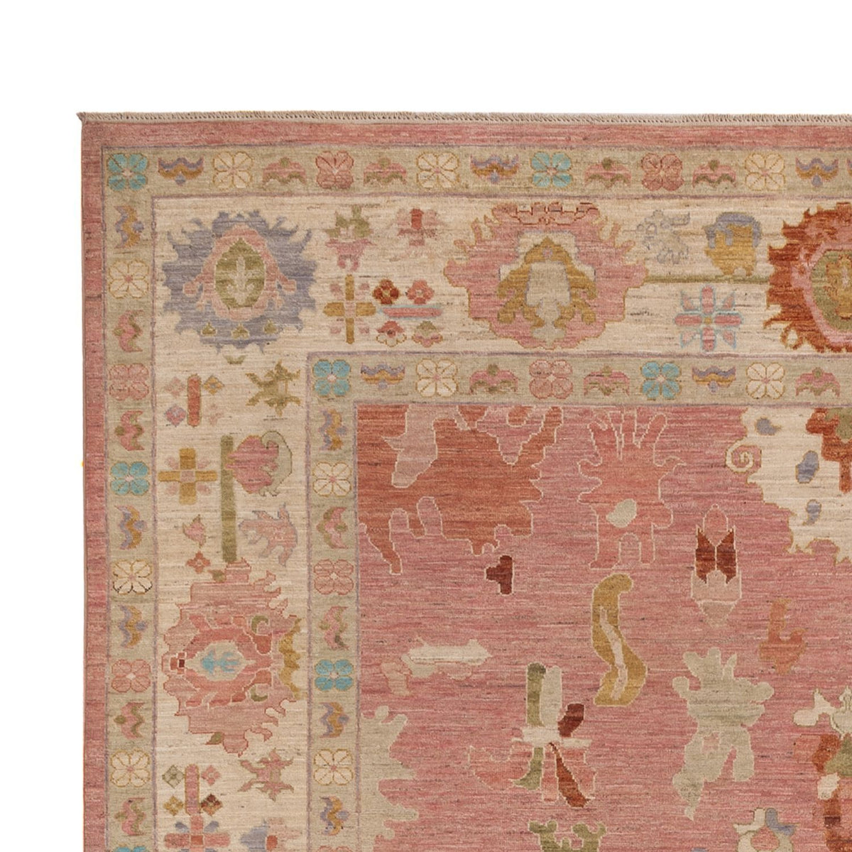 Alfombra Ziegler - Usak - 359 x 237 cm - rojo claro