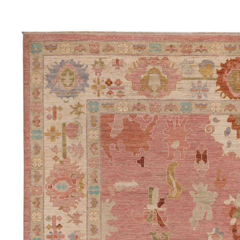 Alfombra Ziegler - Usak - 359 x 237 cm - rojo claro