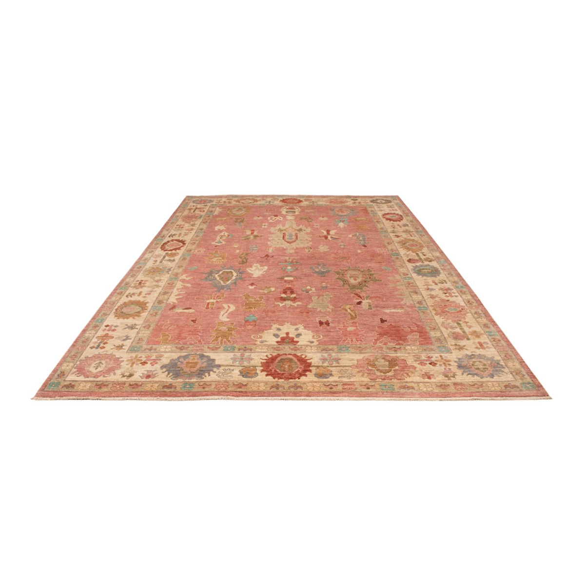 Alfombra Ziegler - Usak - 359 x 237 cm - rojo claro