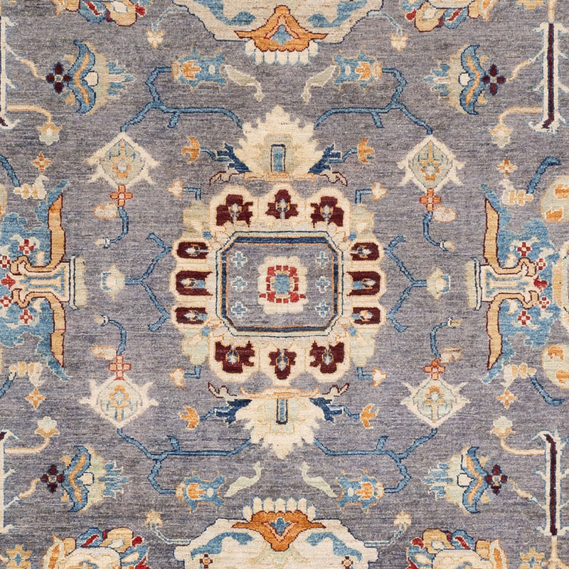 Alfombra Ziegler - Usak - 341 x 251 cm - azul oscuro