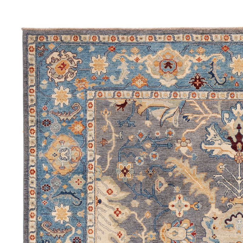Alfombra Ziegler - Usak - 341 x 251 cm - azul oscuro