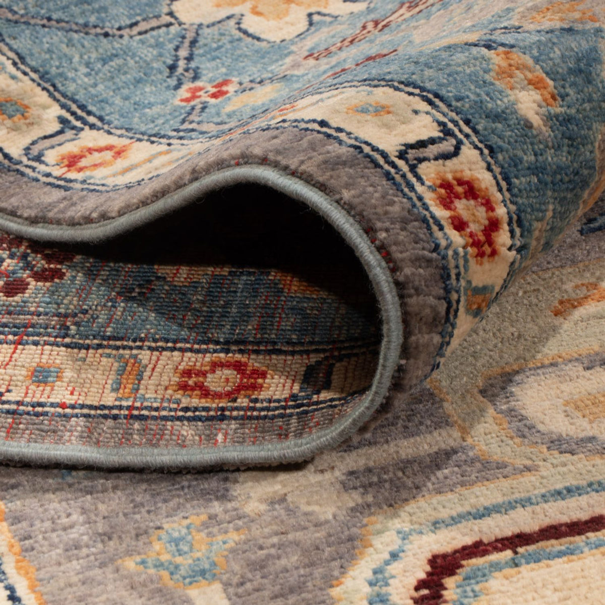 Alfombra Ziegler - Usak - 341 x 251 cm - azul oscuro