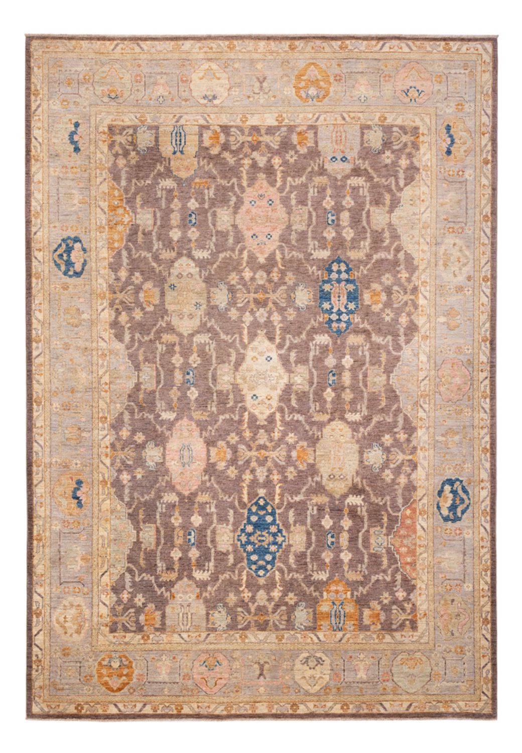 Alfombra Ziegler - Usak - 353 x 244 cm - beige oscuro