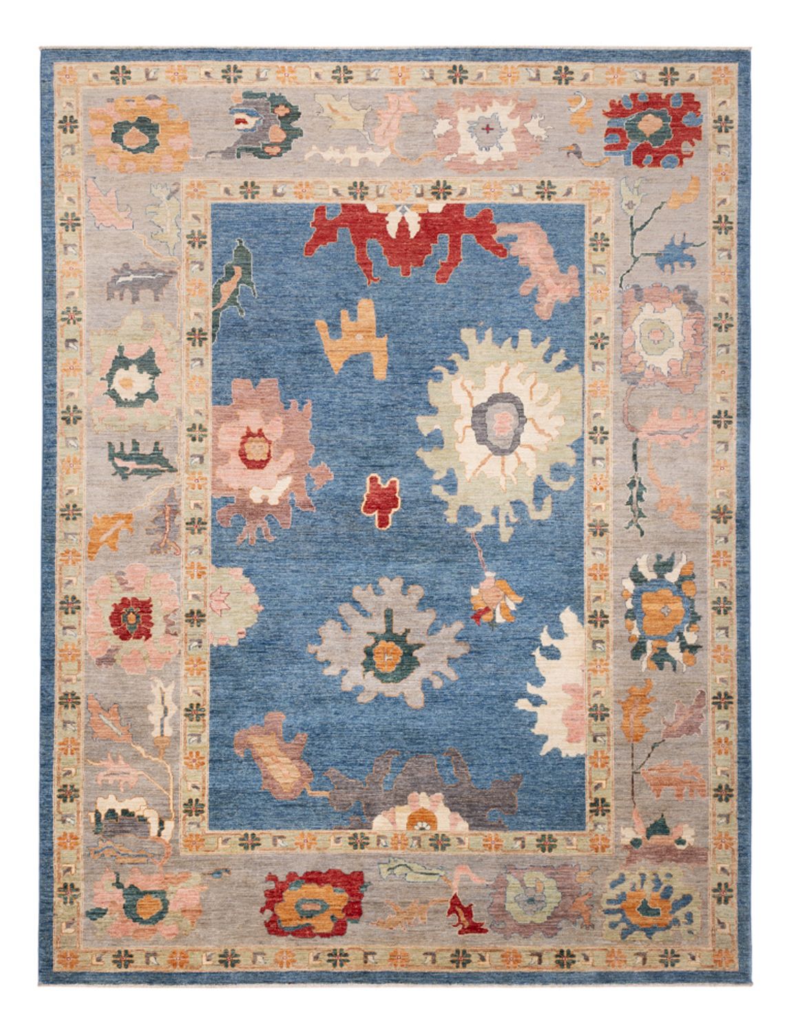 Alfombra Ziegler - Usak - 334 x 252 cm - azul