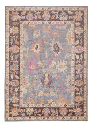 Alfombra Ziegler - Usak - 338 x 247 cm - azul claro