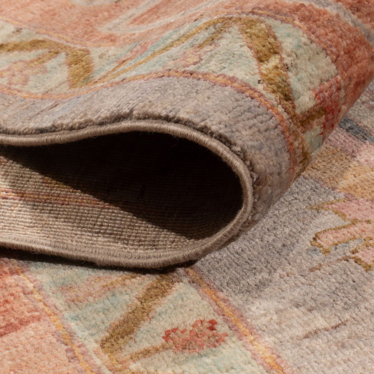 Alfombra Ziegler - Usak - 306 x 243 cm - azul claro