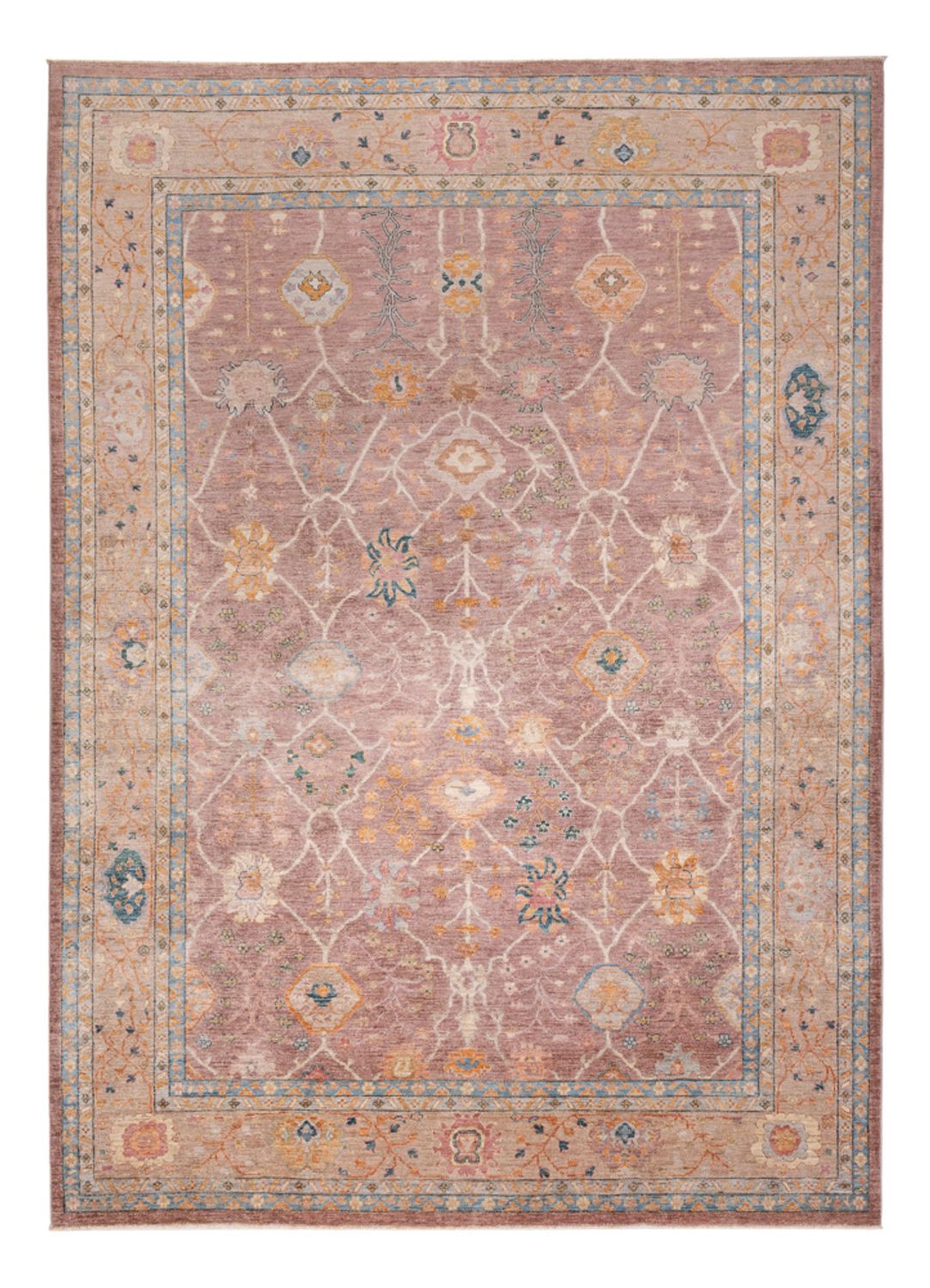 Alfombra Ziegler - Usak - 347 x 243 cm - púrpura