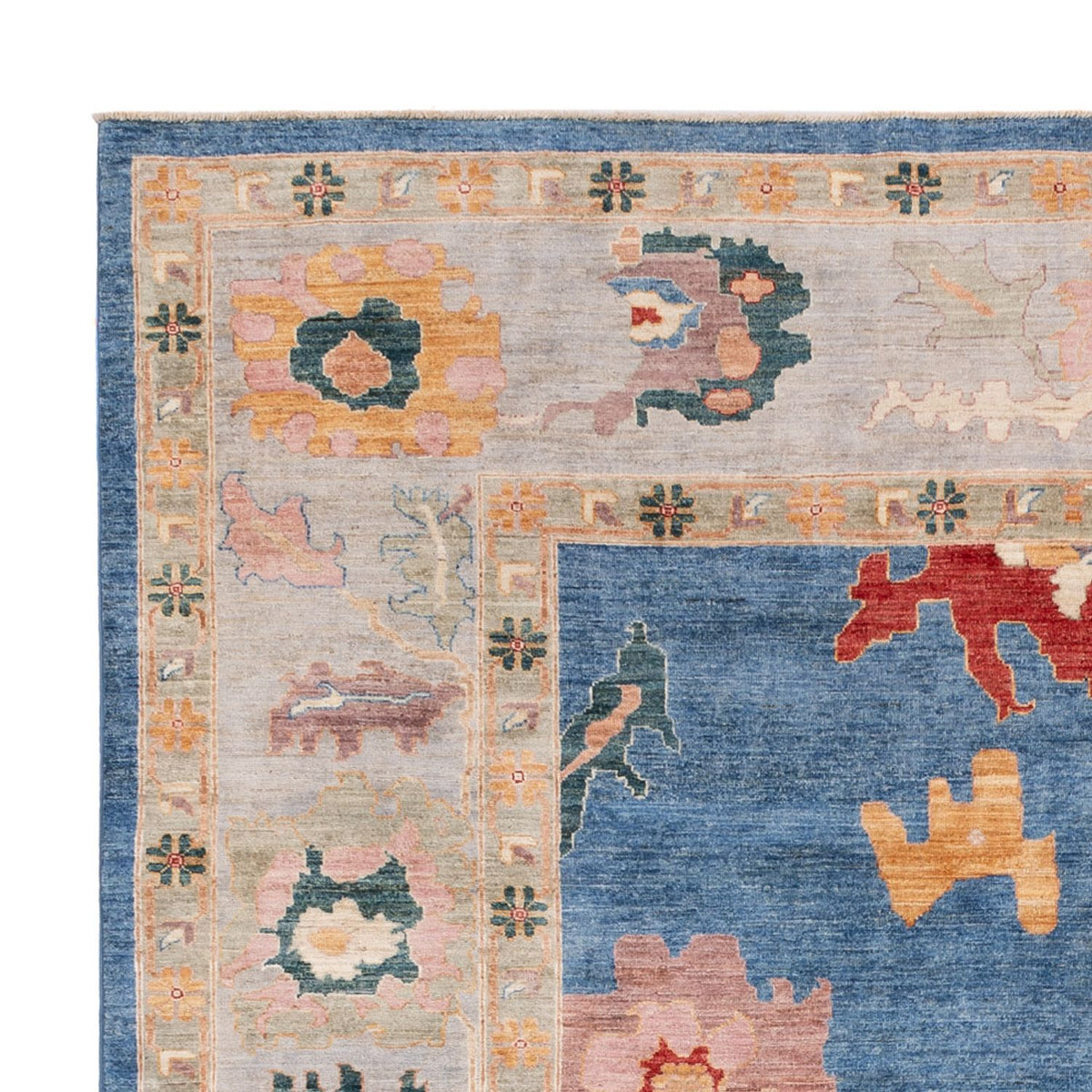 Alfombra Ziegler - Usak - 289 x 244 cm - azul