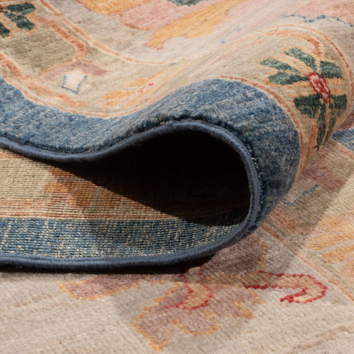 Alfombra Ziegler - Usak - 289 x 244 cm - azul