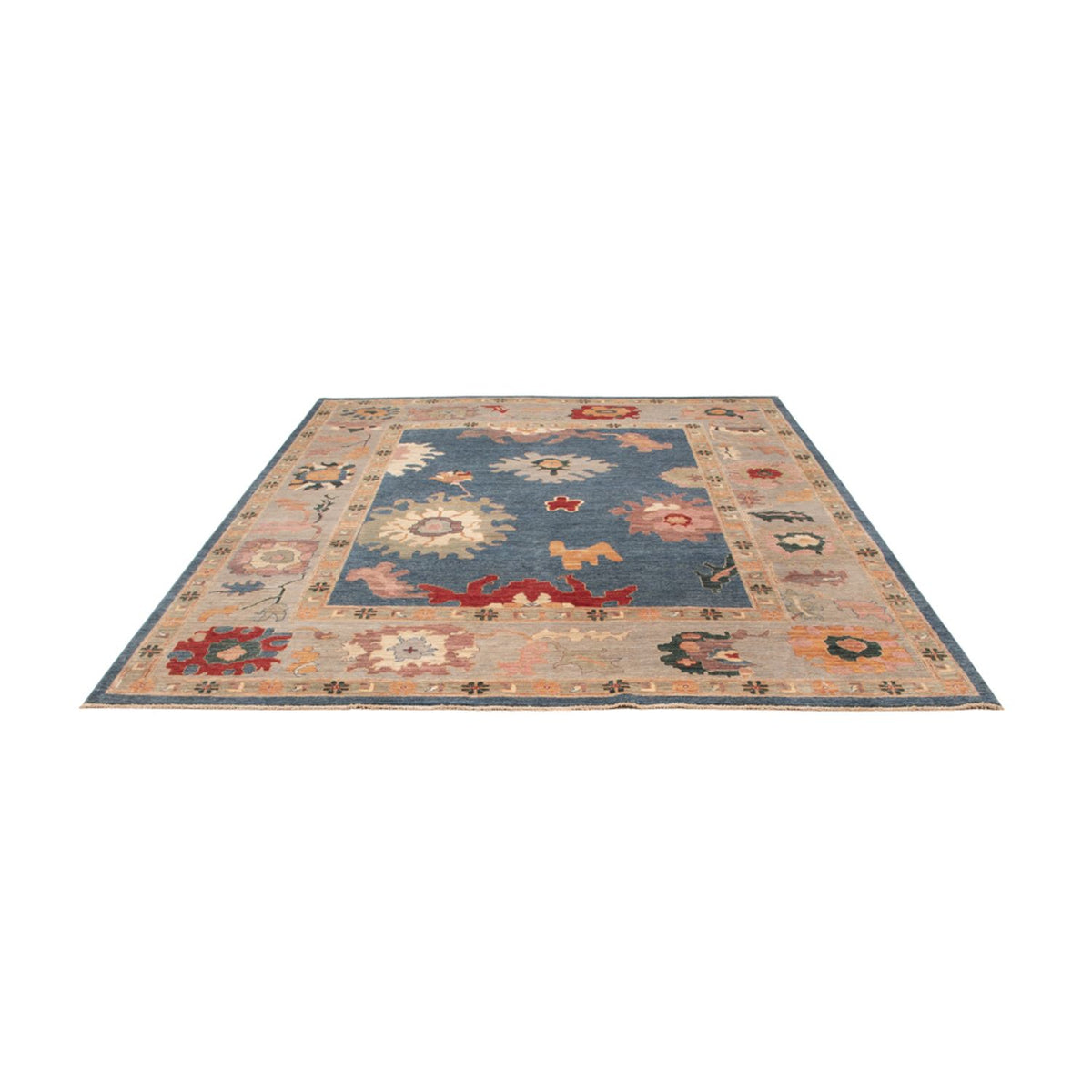 Alfombra Ziegler - Usak - 289 x 244 cm - azul