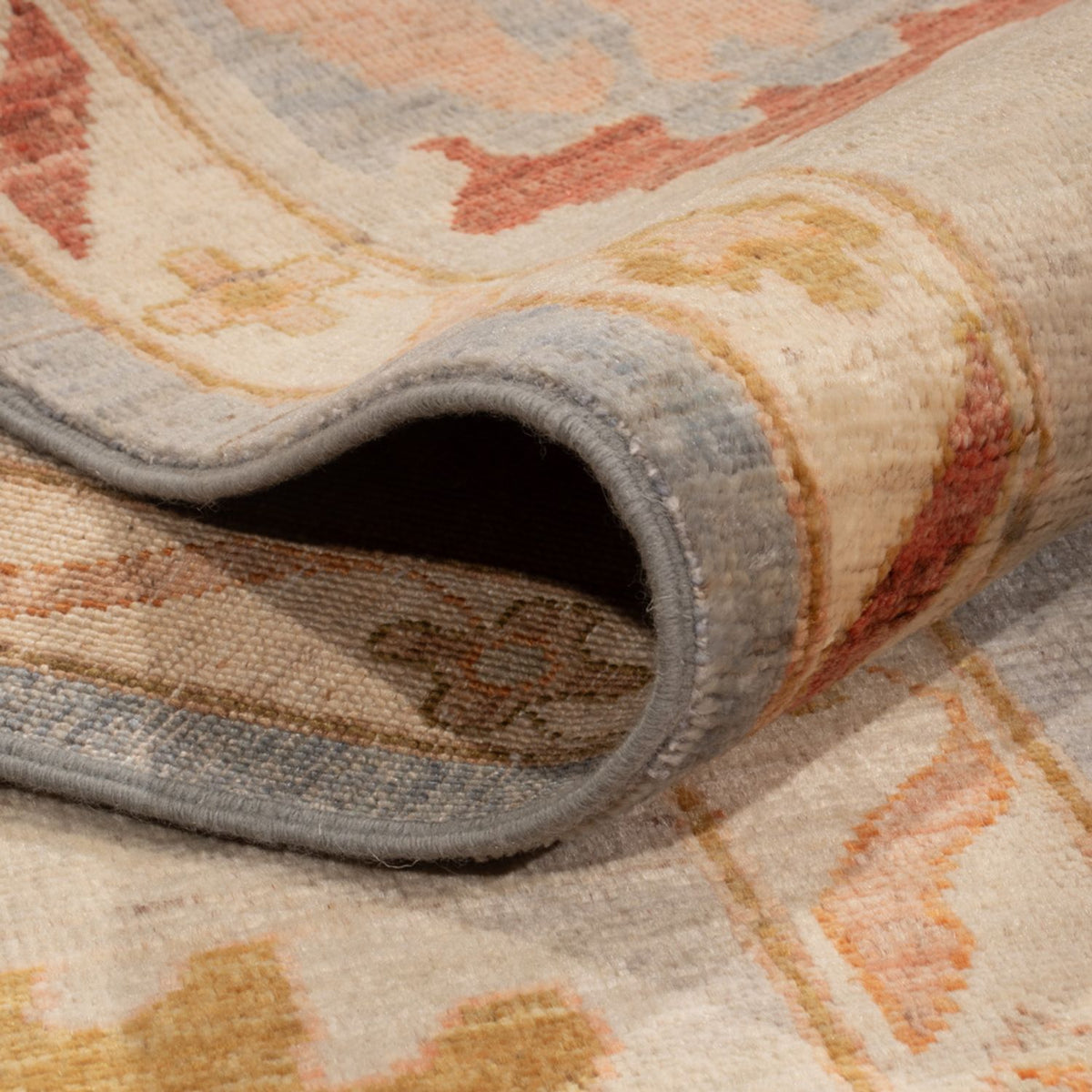 Alfombra Ziegler - Usak - 306 x 245 cm - azul claro