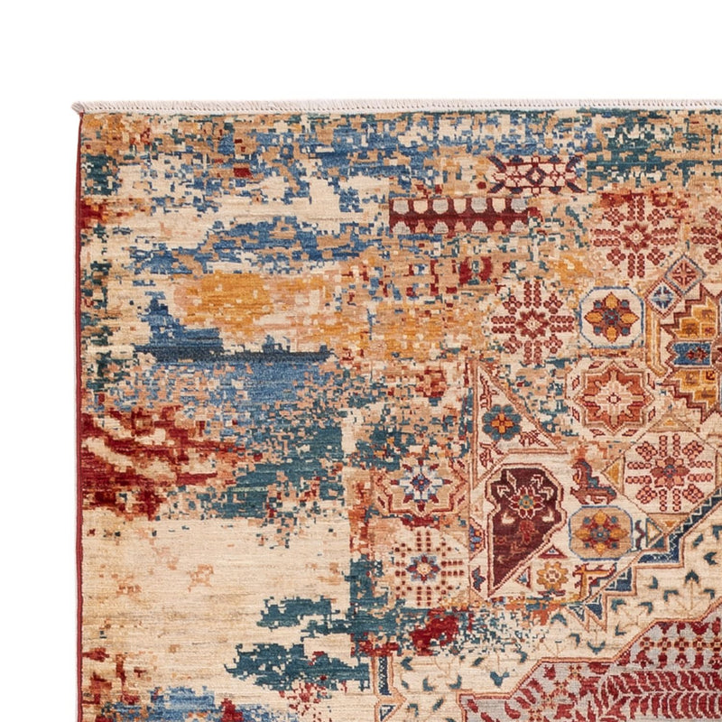 Alfombra de diseño - 198 x 155 cm - multicolor