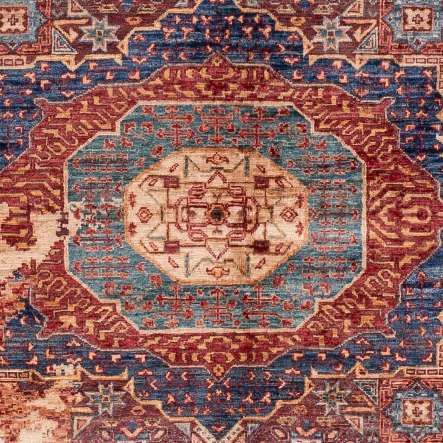 Alfombra de diseño - 195 x 156 cm - multicolor
