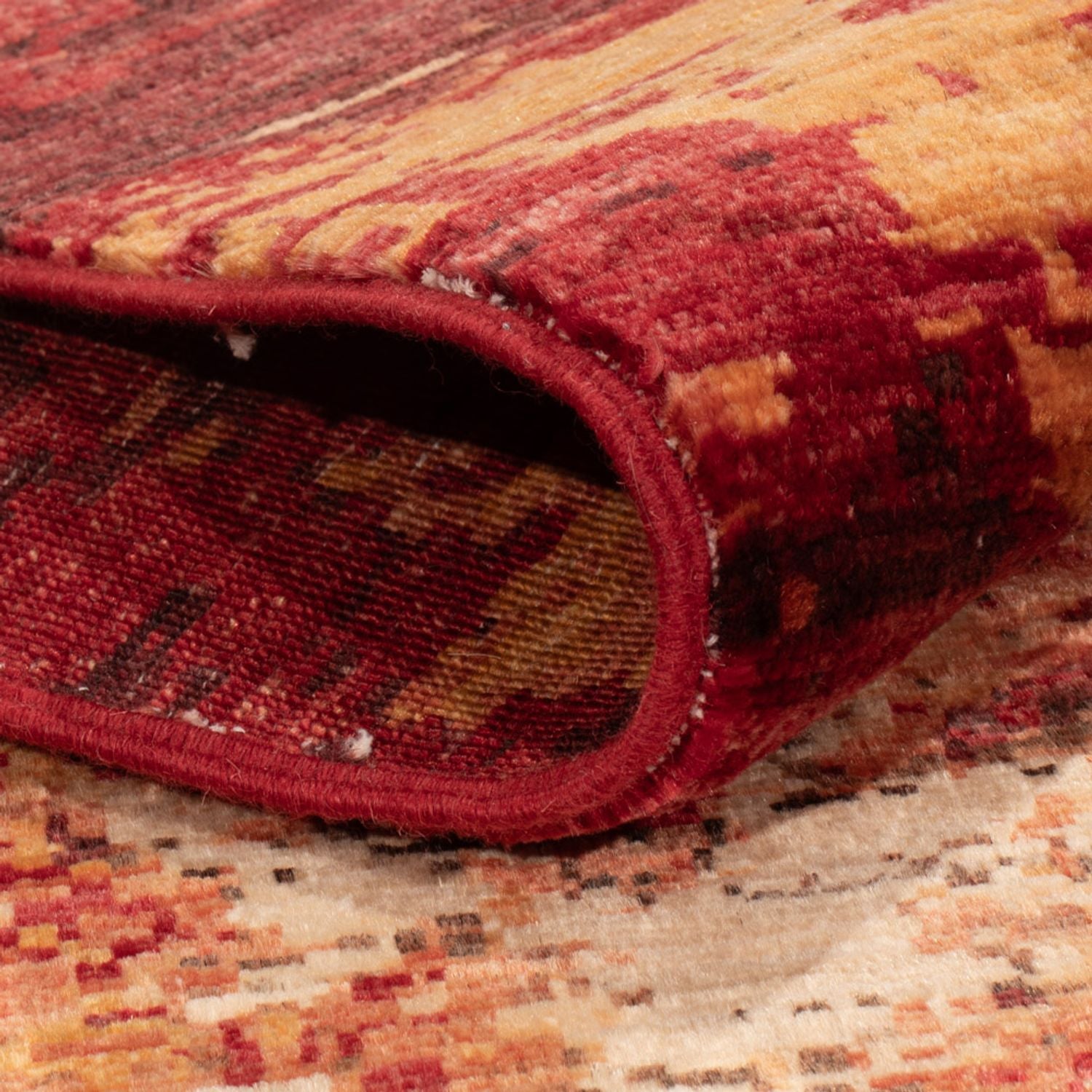 Alfombra de diseño - 195 x 156 cm - multicolor