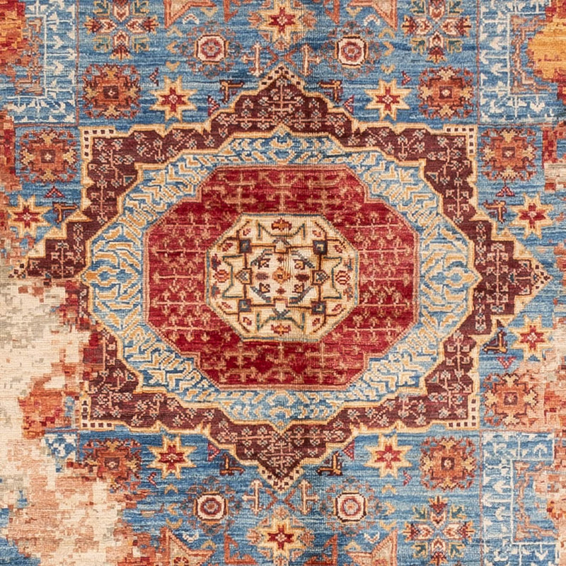 Alfombra de diseño - 198 x 153 cm - multicolor