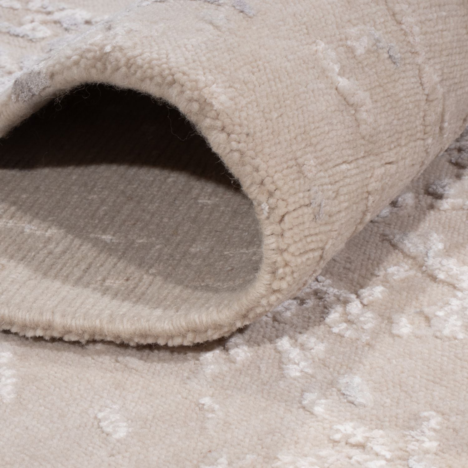 Alfombra de diseño - 208 x 151 cm - beige