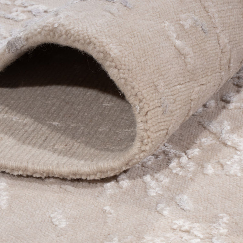 Alfombra de diseño - 208 x 151 cm - beige