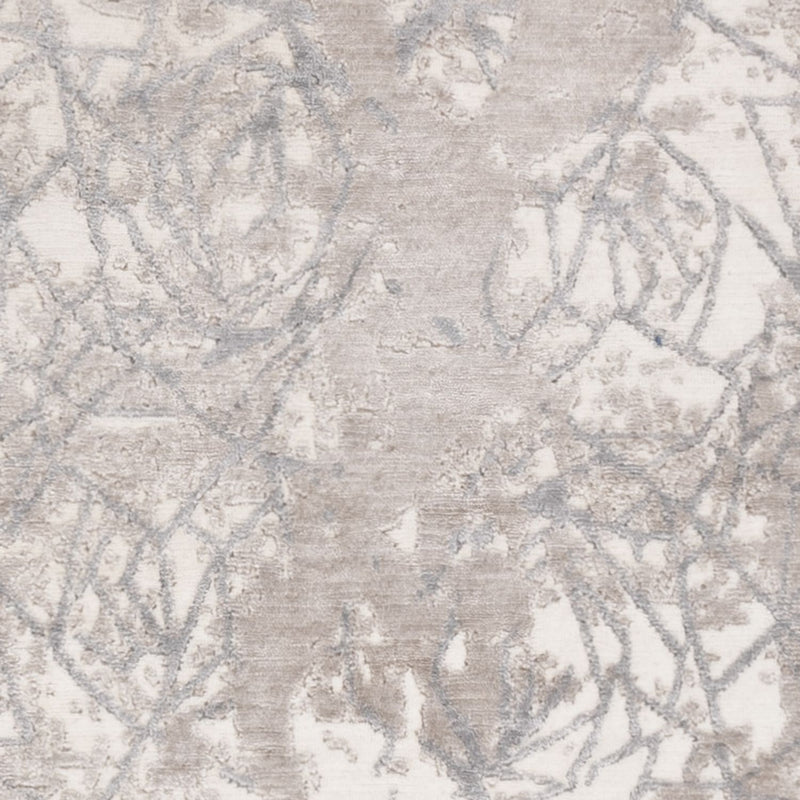 Alfombra de diseño - 203 x 152 cm - plata