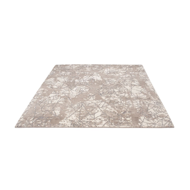Alfombra de diseño - 203 x 152 cm - plata